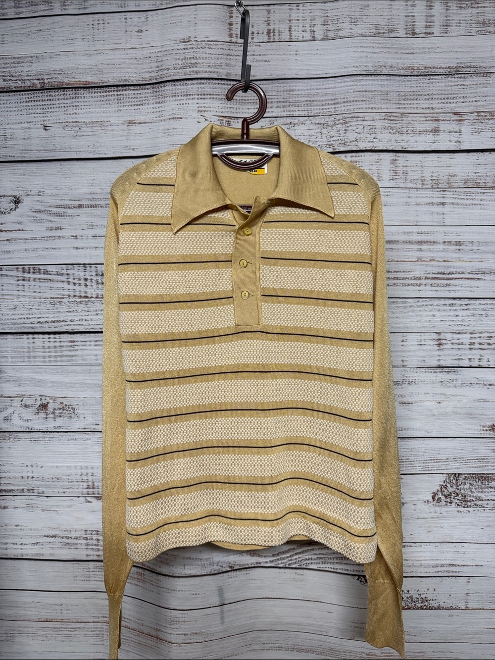 Falcon Sportswear Long Sleeve Vintage 1950s/ 60s Polo